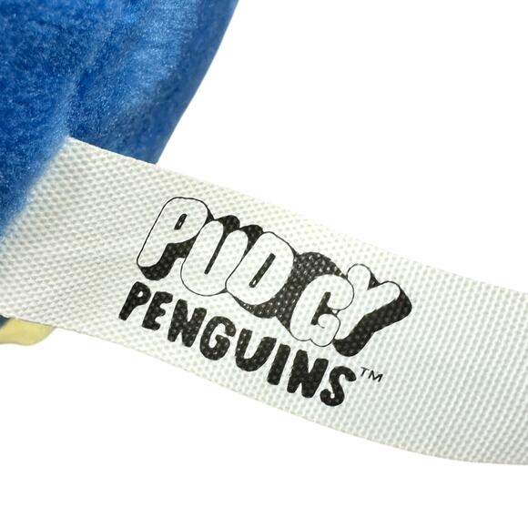 Pud Gy Pink Penguin Blue Earmuffs Plush Soft Toy Stuffed Animal - Picture 3 of 7